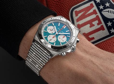 breitling will be wearable|Breitling Scores Big With NFL Luxury Watch Deal: Chronomat B01 For 3.